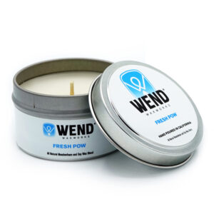 WEND 100% Sojawax Kerze Pulver Schnee 141g